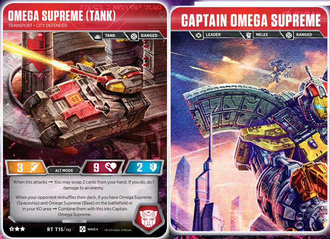 Wave 4 War For Cybertron Siege II Transformers TCG Character Cards