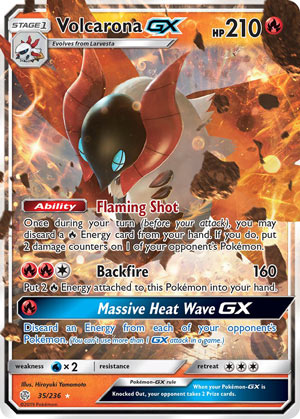 Volcarona-GX (Cosmic Eclipse CEC 35)