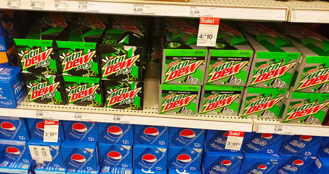 MTN Dew Zero Target Display