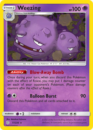 Weezing (Cosmic Eclipse CEC 77)