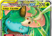 Venusaur & Snivy-GX (Cosmic Eclipse CEC 1)