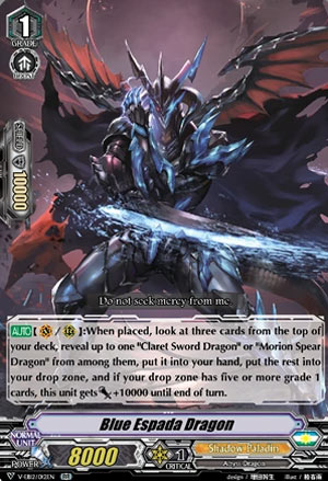 Blue Espada Dragon (V Series)