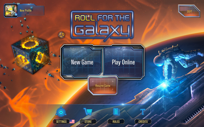 Roll for The Galaxy Multiplayer Strategy Board Game Rio Grande