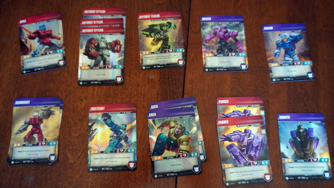 Titan Masters Attack Large Character Card Pulls