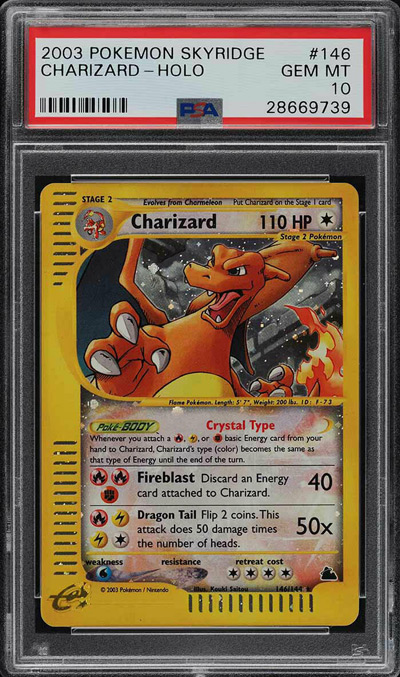 2003 Pokemon Skyridge Holo Charizard #146 PSA 10 GEM MINT 