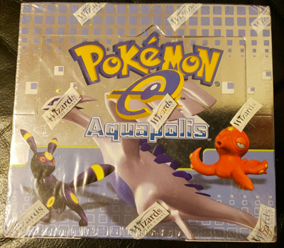 AQUAPOLIS POKEMON BOOSTER BOX SEALED ENGLISH WIZARDS OF THE COAST