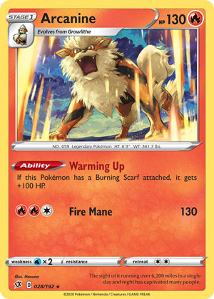 Arcanine (Rebel Clash RCL 28)