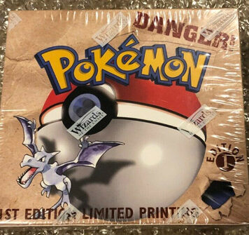 1999 WOTC Pokemon 1st Edition Fossil Booster Box Sealed Investment Grade New