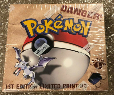 1999 WOTC Pokemon 1st Edition Fossil Booster Box Sealed Investment Grade New