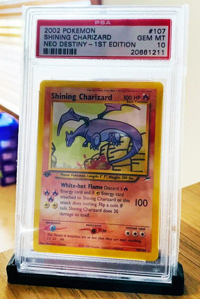 Pokemon PSA 10 1st Edition Neo Destiny Shining Charizard