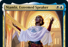 Niambi, Esteemed Speaker