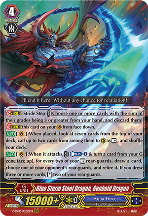 Blue Storm Steel Dragon, Genbold Dragon