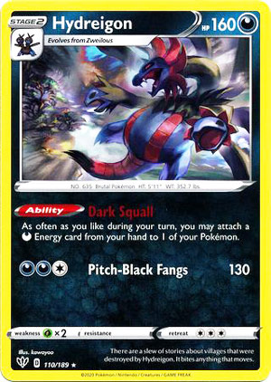 Hydreigon - Pokemon TCG - Dark Type/ Dragon Type