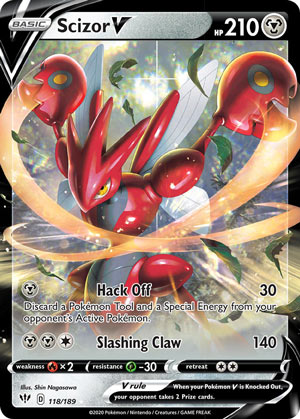 Scizor V - Darkness Ablaze