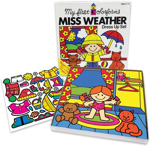 My First Colorforms Miss Weather Set