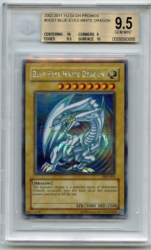 Blue Eyes White Dragon Sdk 001 Sgc 7 Yu Gi Oh Card