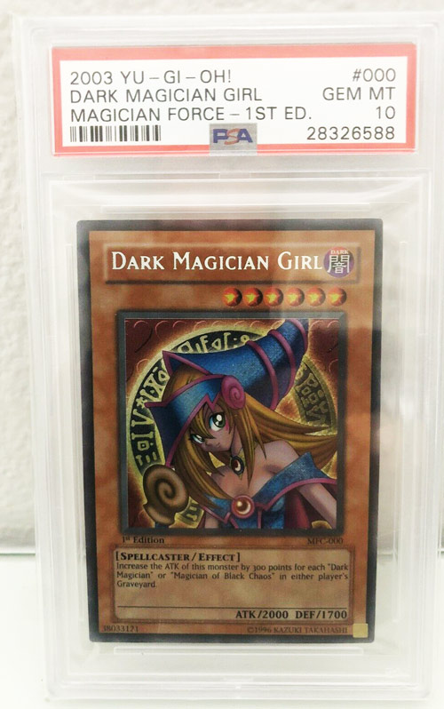 Yugioh MFC Magician’s Force 1st Edition Dark Magician Girl Psa 10!