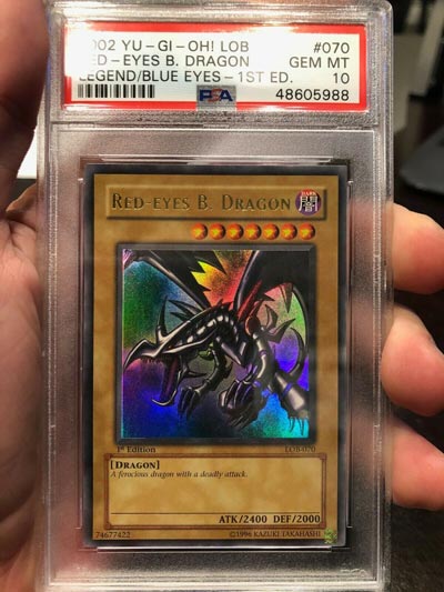 Red Eyes Black Dragon 1st Edition LOB-070 PSA 10