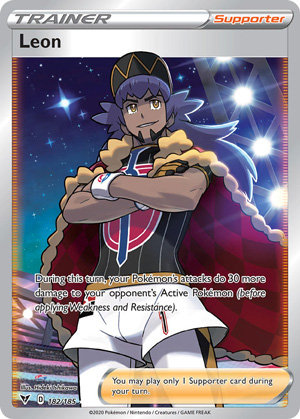 Leon - Top 10 Pokemon Cards of 2020 Runner Up 