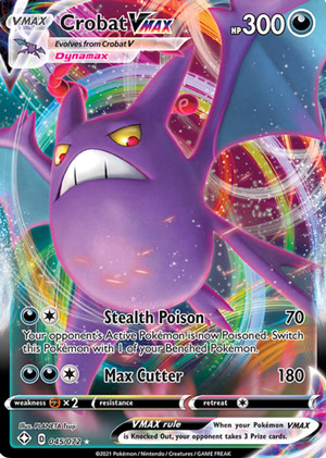 Inspirere regeringstid bent Crobat VMAX - Top 5 Pokemon Cards in Shining Fates #3 - Pojo.com