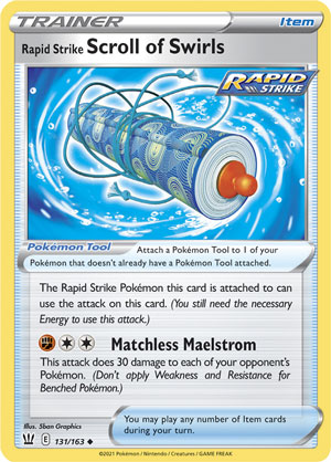 Rapid Strike Scroll of Swirls