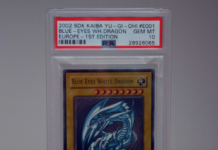 Yu-Gi-Oh! Blue-Eyes White Dragon 2002 SDK-E001 1st Edition PSA 10