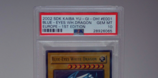 Yu-Gi-Oh! Blue-Eyes White Dragon 2002 SDK-E001 1st Edition PSA 10