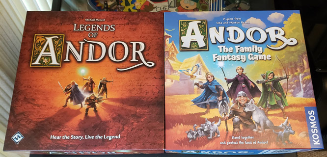 lengends of andor vs andor