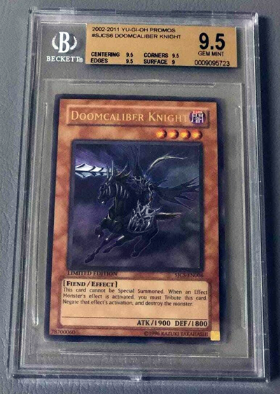 Doomcaliber Knight SJCS-EN006 Ultra Rare Limited Edition BGS 9.5