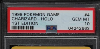 1999 Pokemon Base Set 1st Edition Shadowless Holo Charizard #4 PSA 10 GEM MINT