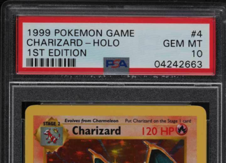 1999 Pokemon Base Set 1st Edition Shadowless Holo Charizard #4 PSA 10 GEM MINT