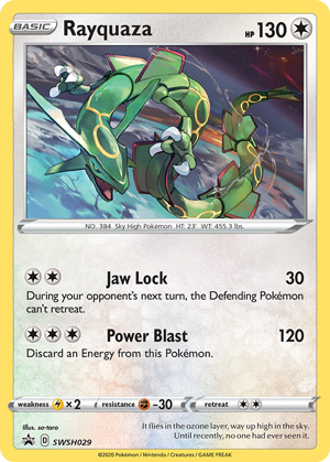 Rayquaza - Promo Pokemon Card of the Day 