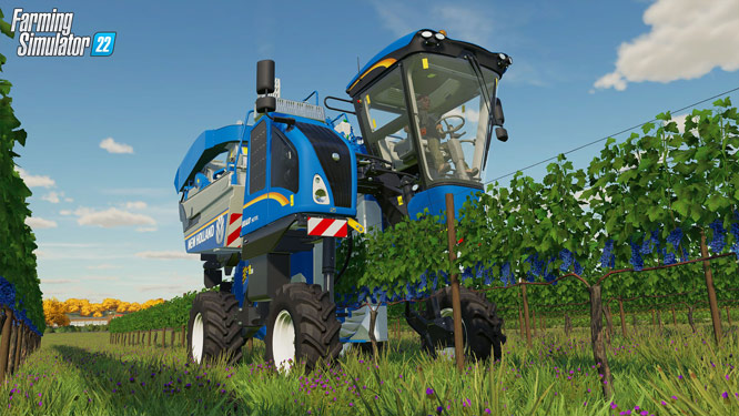 Virtual farmers can now plant and harvest grapes to produce delicious juice