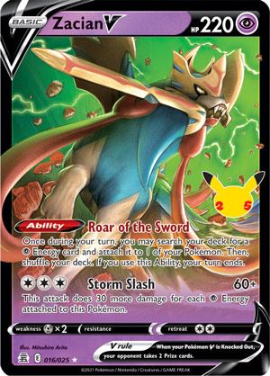 Pokemon - Zacian V - SWSH076 - Black Star Promo