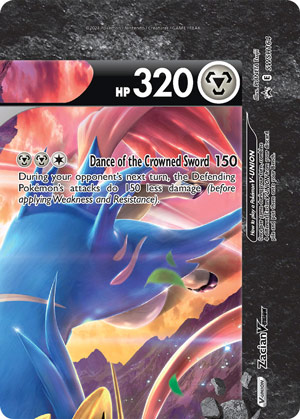 Silver Pokemon Zacian V