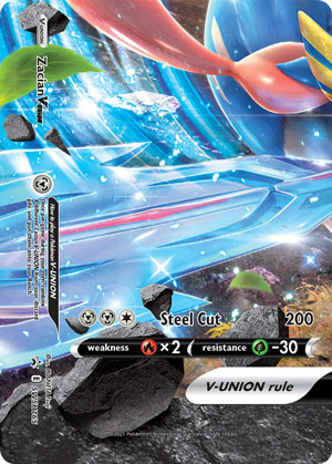 Silver Pokemon Zacian V