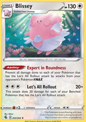 Blissey - Sword & Shield Fusion Strike 203/264