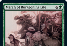 March of Burgeoning Life
