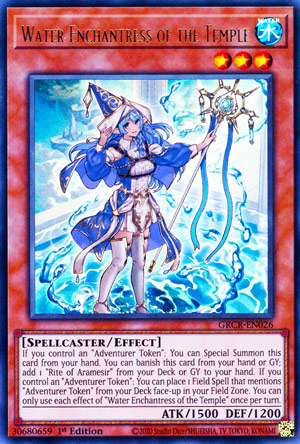 Yu-Gi-Oh! Water Enchantress of the Temple playmates