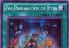 Pre-Preparation of Rites