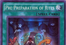 Pre-Preparation of Rites