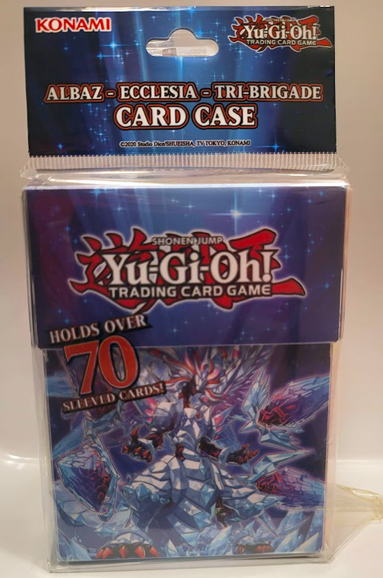 Yu-Gi-Oh! Albaz – Ecclesia – Tri-Brigade Card Case (Deck Box) - Quick  Review 