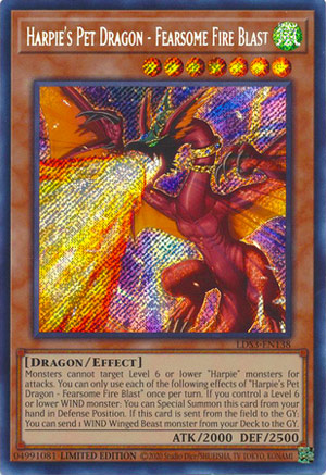 Harpie's Pet Dragon - Fearsome Fire Blast