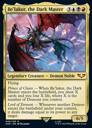 Be’lakor, the Dark Master 