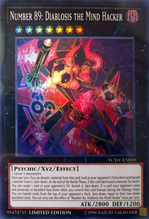 BROL-EN073 - Number 89: Diablosis the Mind Hacker - Secret Rare - Effect  Xyz Monster - Brothers of Legend