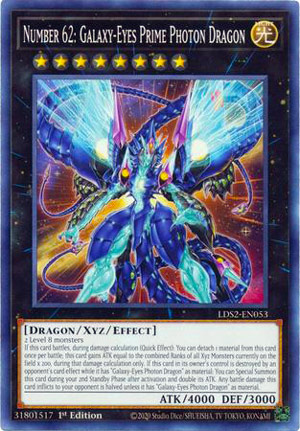 Number 62: Galaxy-Eyes Prime Photon Dragon