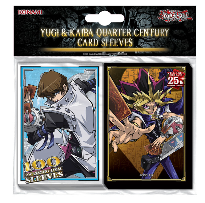 Yugi & Kaiba Quarter Century TCG Card Sleeves 