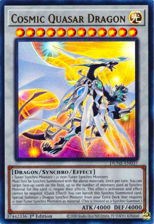 Cosmic Quasar Dragon