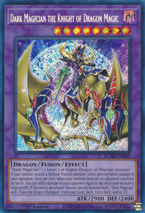 Dark Magician the Knight of Dragon Magic