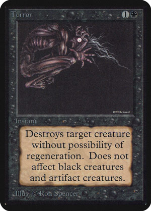 Card MTG Terror da coleção Mirrodin